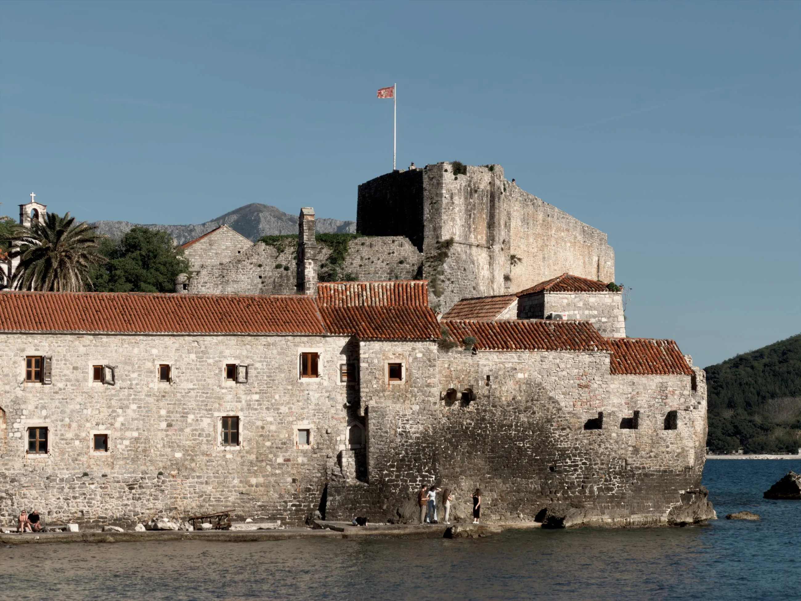 Budva Old Town (Stari Grad), Citadel walls